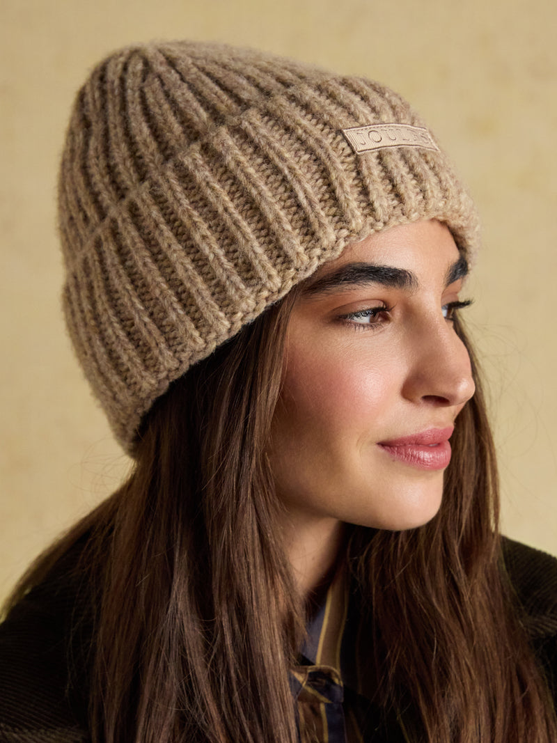 Joules Rosa Oatmeal Beanie