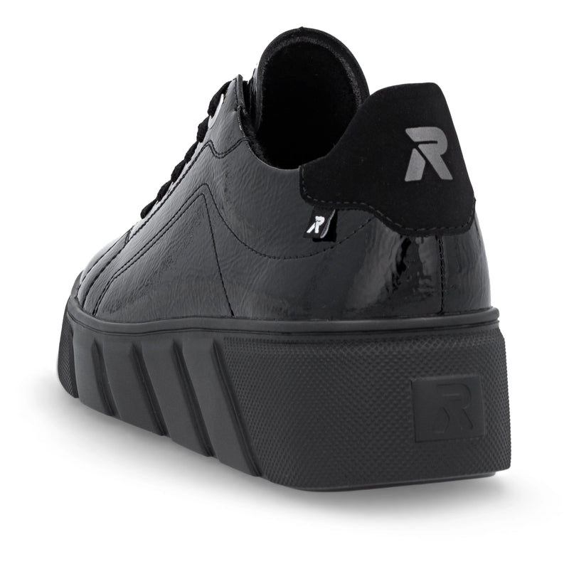 Rieker Women’s Black Elasticated Shoes  - Rieker Sport W2601-00