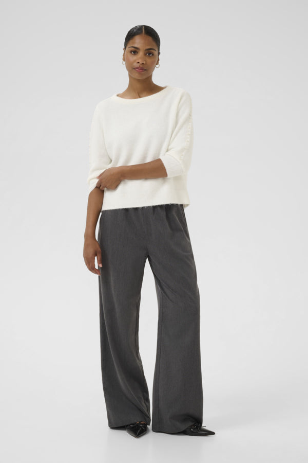 Kaffe Women’s KAbetty Pullover in Chalk CC