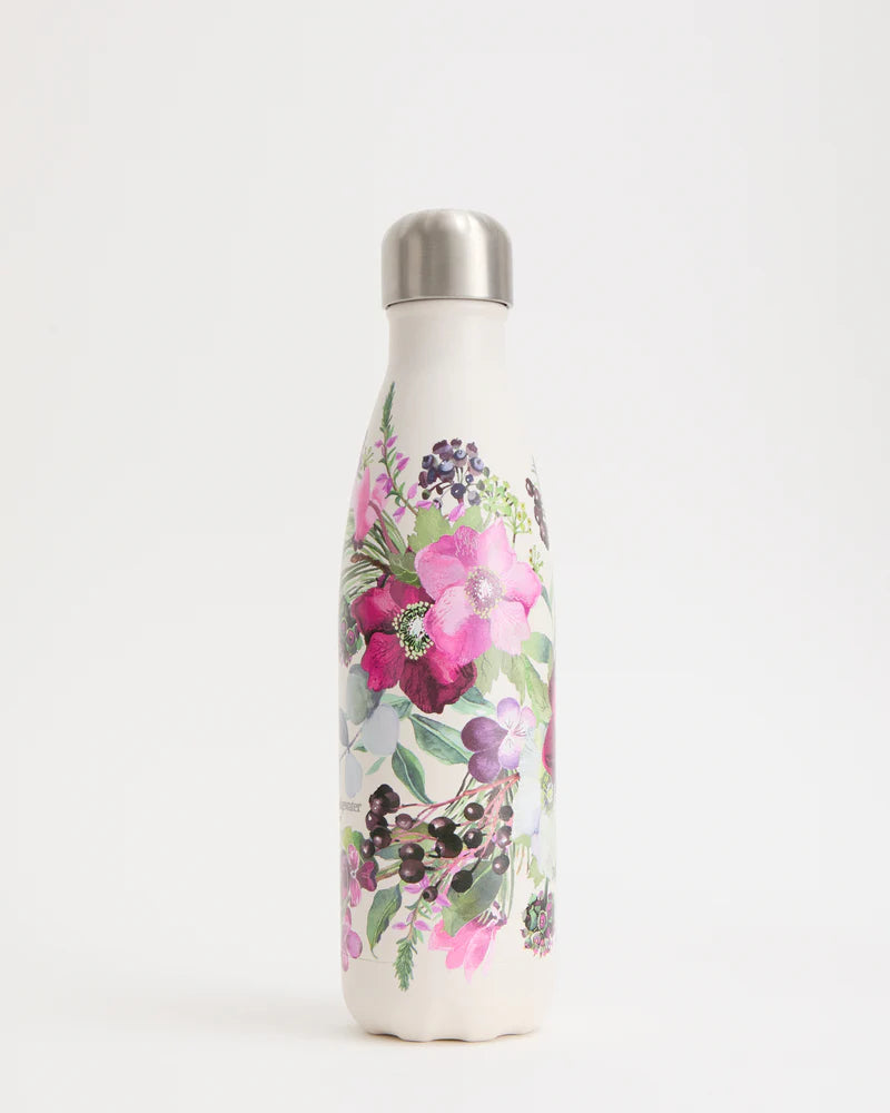 Chilly’s Original Emma Bridgewater Water Bottle in Winter Flowers -500mls