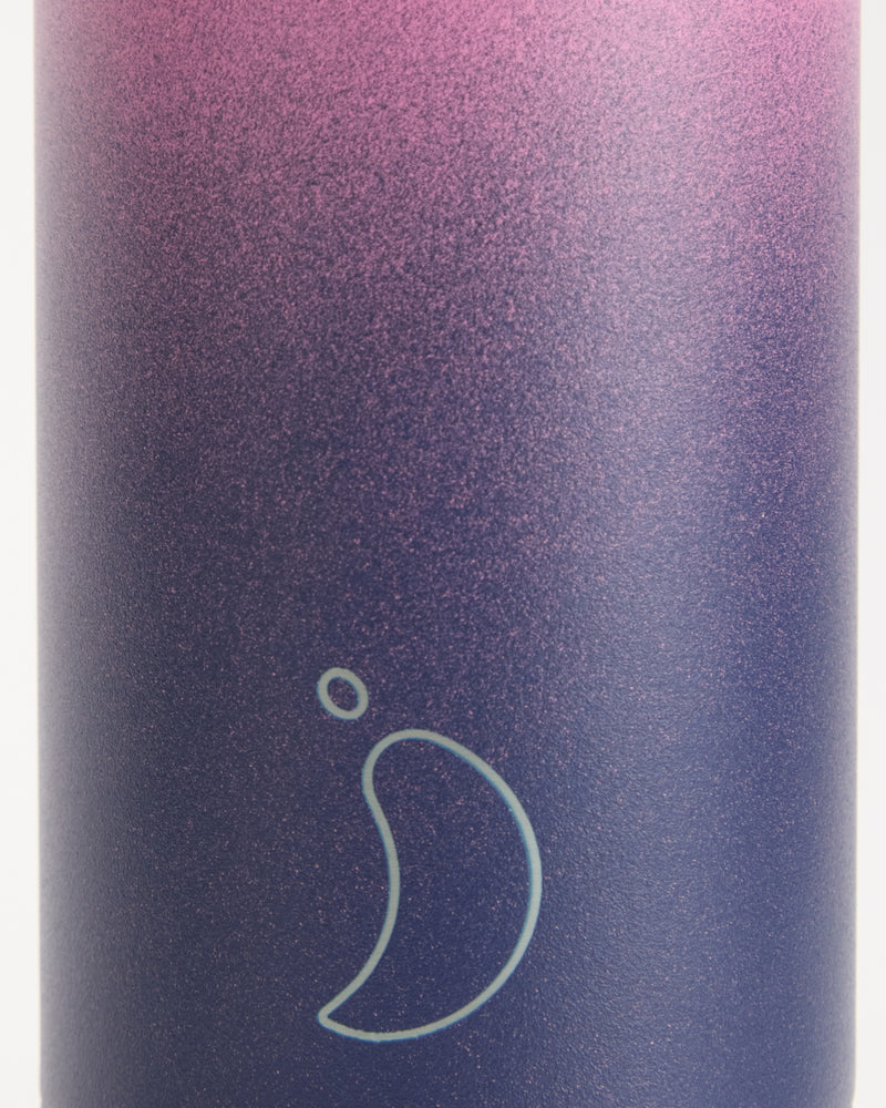 Chilly’s Original Gradient Water Bottle in Pink Navy