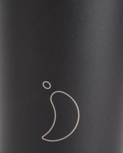 Chilly’s Original Coffee Cup in Monochrome Black  -500mls