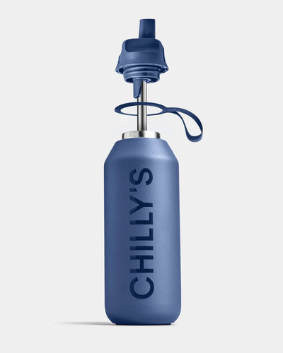 Chilly’s Series 2 Whale Blue Water Flip Bottle -1L