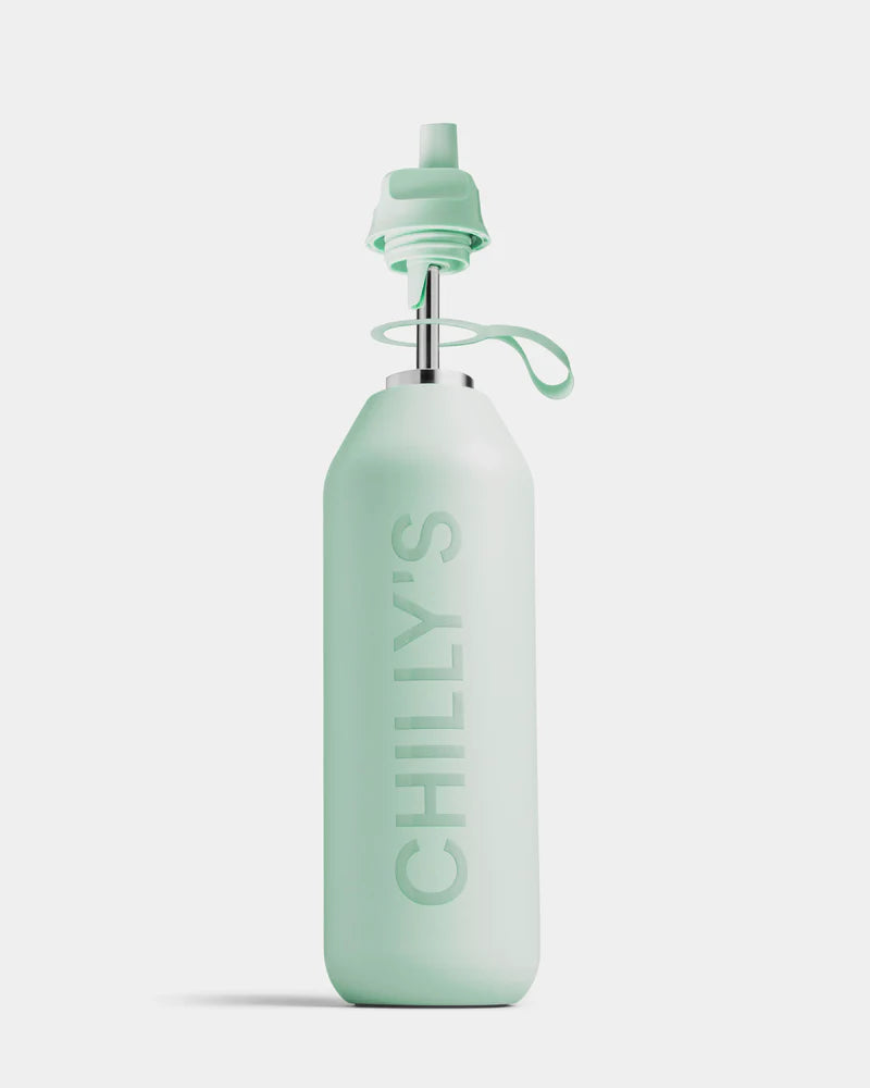 Chilly’s Series 2 Lichen Green Flip Bottle -1L
