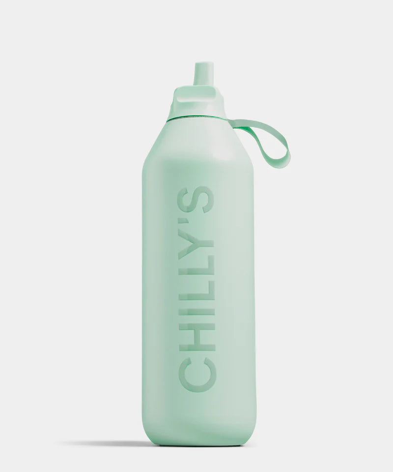 Chilly’s Series 2 Lichen Green Flip Bottle -1L