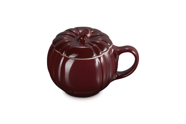 Le Creuset Stoneware Pumpkin Mug  in Garnet - 400mls