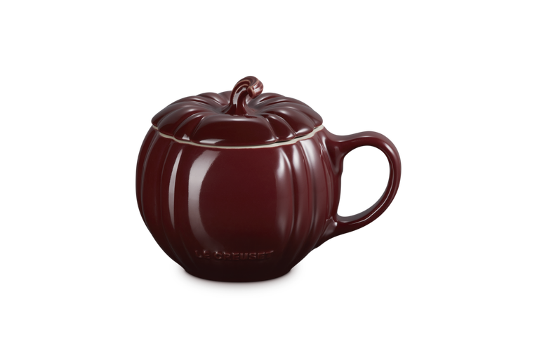 Le Creuset Stoneware Pumpkin Mug  in Garnet - 400mls