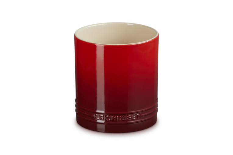 Le Creuset Stoneware Signature Utensil Jar in Cerise -1.1L