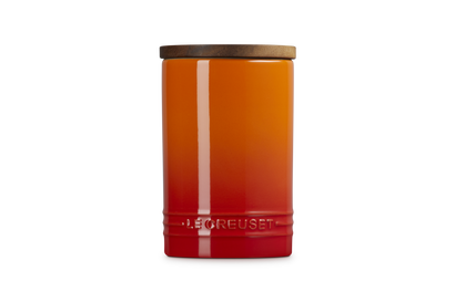 Le Creuset Stoneware Signature Storage Jar in Volcanic Flame -770mls