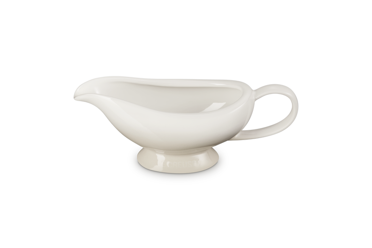 Le Creuset Stoneware Heritage Gravy Jug in Meringue -460mls