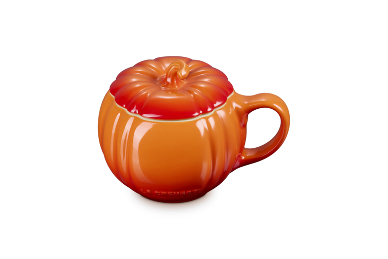 Le Creuset Stoneware Pumpkin Mug in Volcanic Flame -400mls