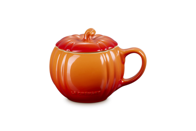Le Creuset Stoneware Pumpkin Mug in Volcanic Flame -400mls