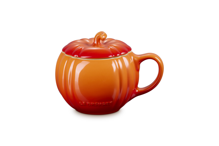 Le Creuset Stoneware Pumpkin Mug in Volcanic Flame -400mls
