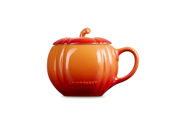 Le Creuset Stoneware Pumpkin Mug in Volcanic Flame -400mls