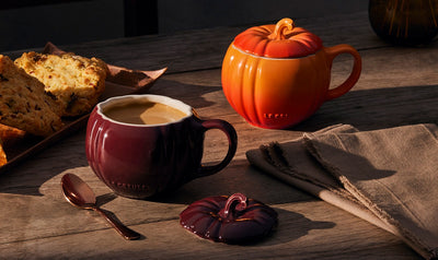 Le Creuset Stoneware Pumpkin Mug in Volcanic Flame -400mls