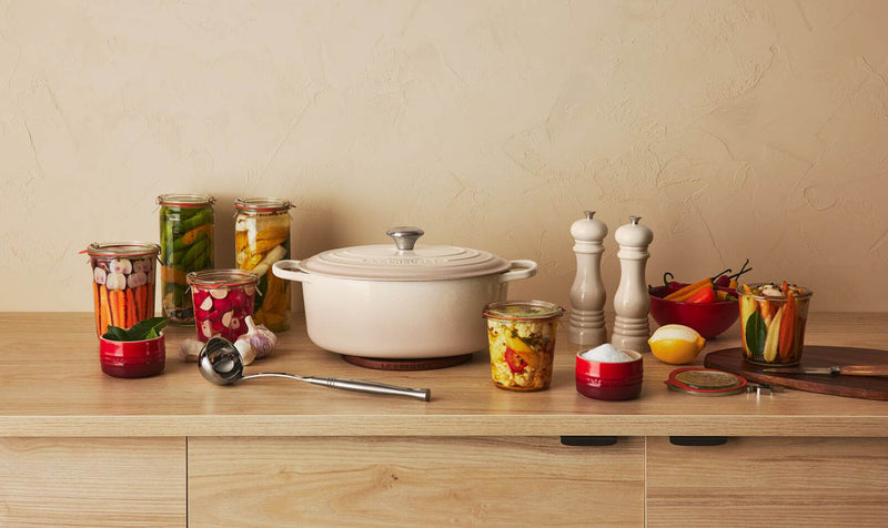 Le Creuset Cast Iron Oval Casserole in Meringue -29cms
