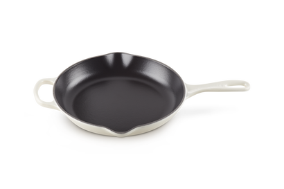 Le Creuset Cast Iron Round Skillet in Meringue  -26cms