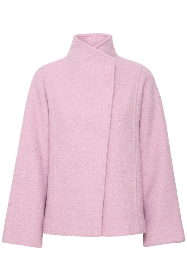 Ichi Women’s Coat Ihstipa JA7 in Dawn Pink