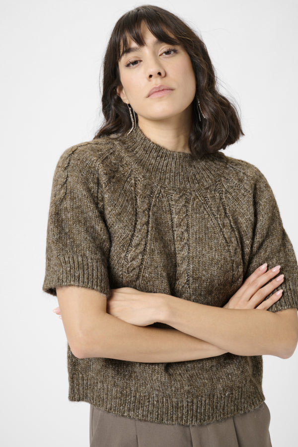 Kaffe Women’s Kacuba Pullover in Morel Melange
