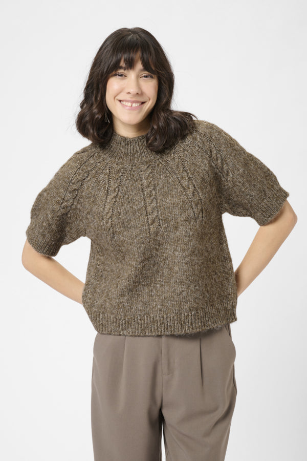 Kaffe Women’s Kacuba Pullover in Morel Melange