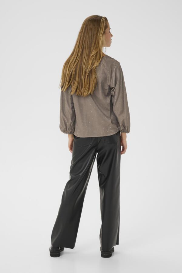 Kaffe Women’s KAida Blouse in Morel