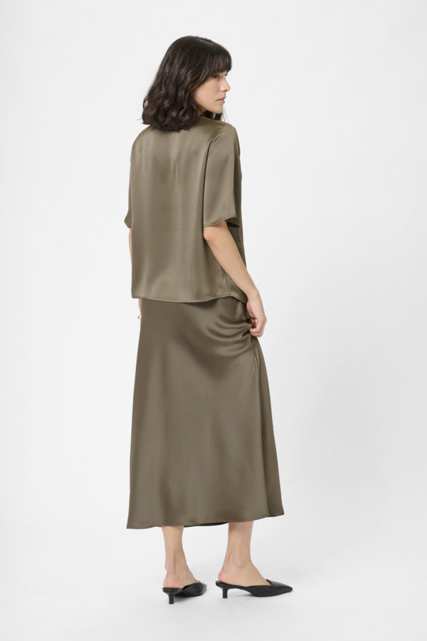 Kaffe Women’s Kalotte Blouse in Morel