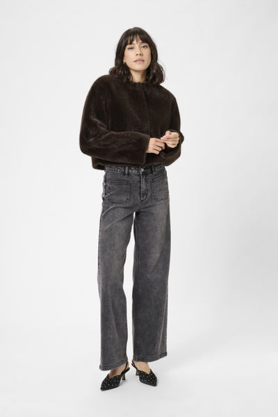 Kaffe Women’s KAJemmy Jacket in Black Coffee