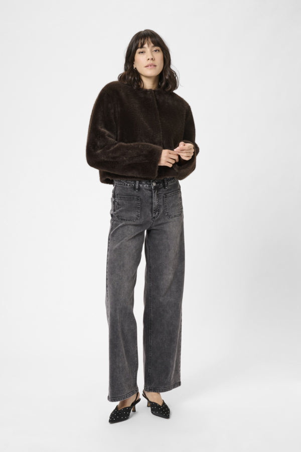 Kaffe Women’s KAJemmy Jacket in Black Coffee