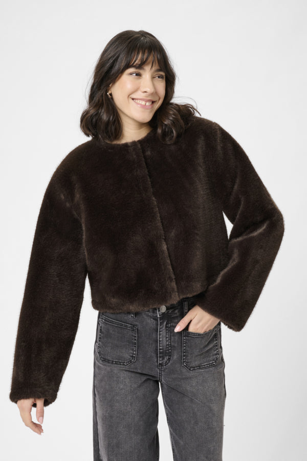 Kaffe Women’s KAJemmy Jacket in Black Coffee