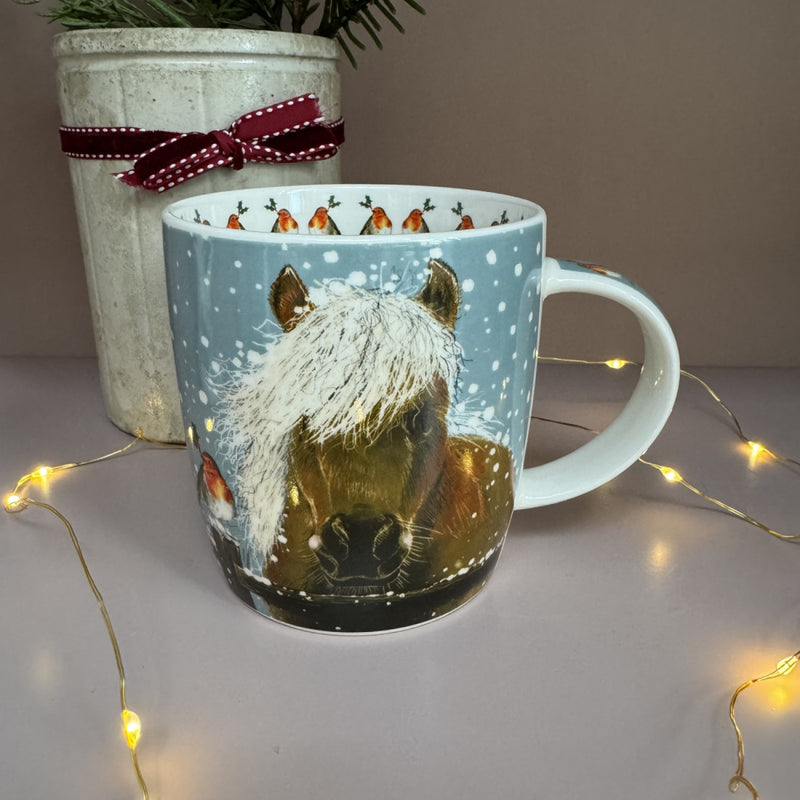 Alex Clark Horse and Robin Mug