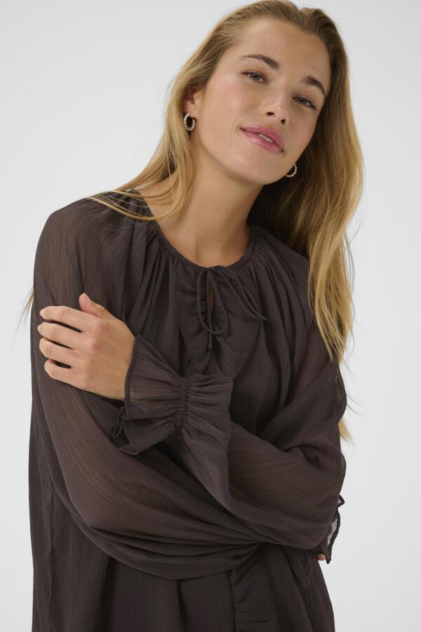 Kaffe Women’s KAmila Blouse in Black Coffee