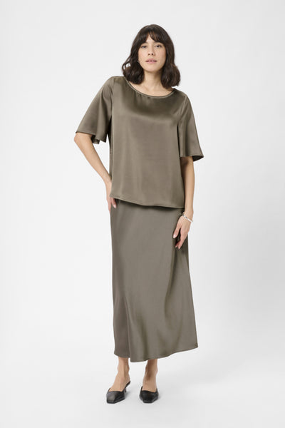 Kaffe Women’s KAlotte Skirt in Morel