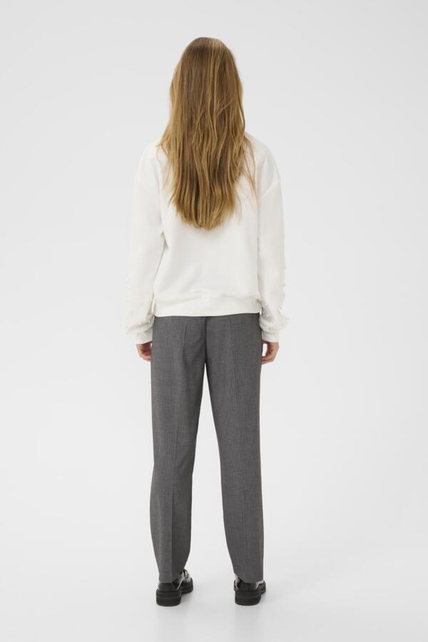 Kaffe Women’s KAprecious Sweatshirt in Chalk