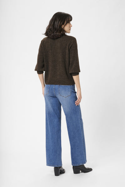 Kaffe Women’s KAmeridith Pullover in Black Coffee