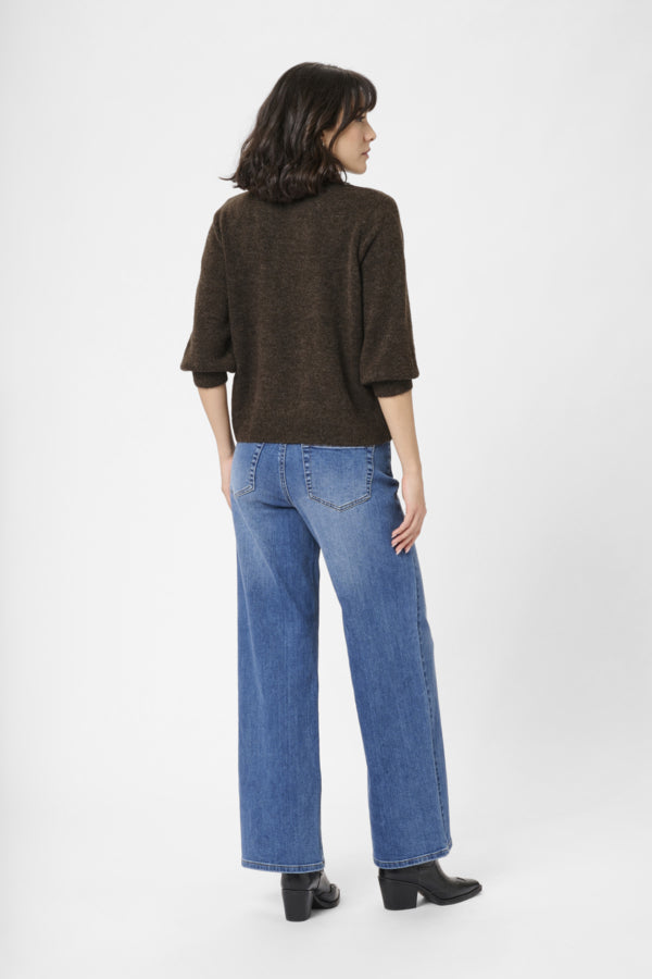 Kaffe Women’s KAmeridith Pullover in Black Coffee