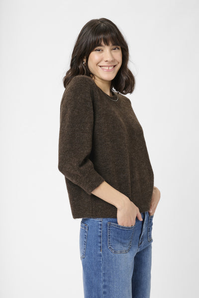Kaffe Women’s KAmeridith Pullover in Black Coffee