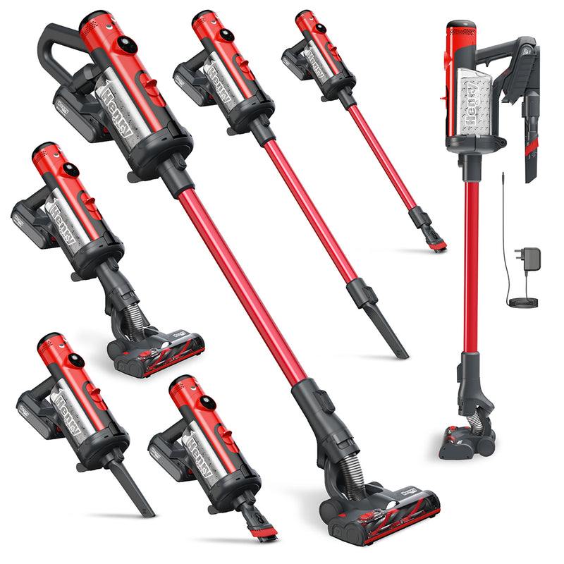 Henry Quick Stick Vacuum Cleaner in Red/Black - 1L
