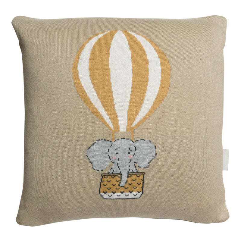 Sophie Allport Bears & Balloons Knitted Cushion