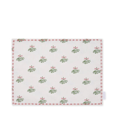 Sophie Allport Mistletoe Embroidered Placemats (Set of 2)