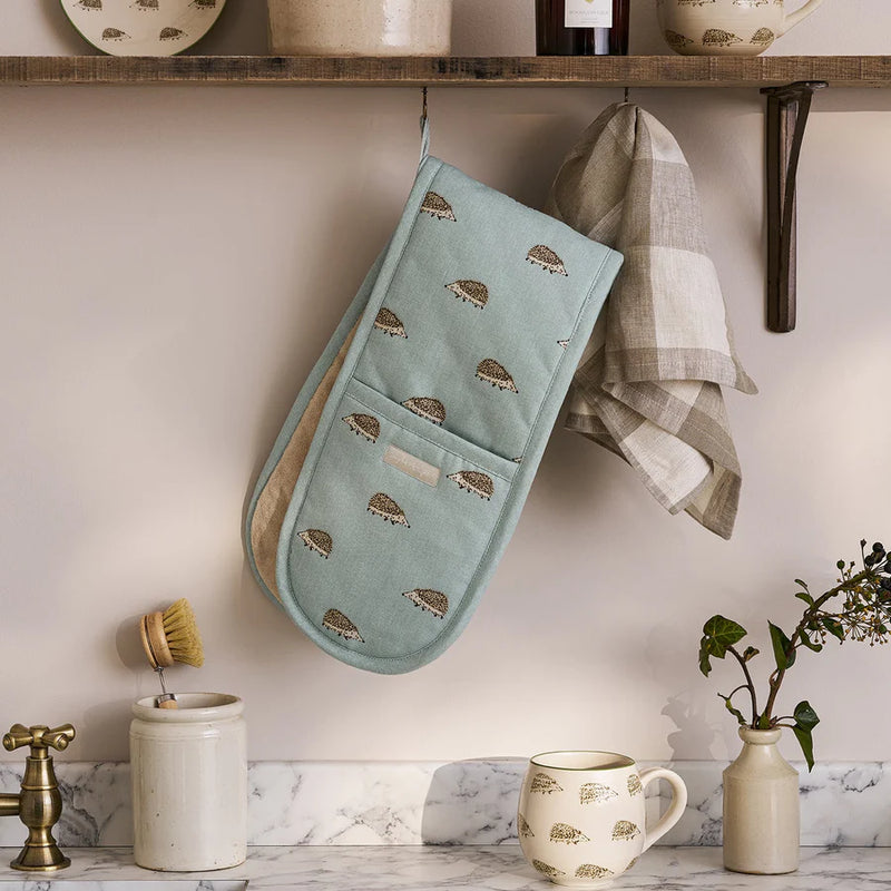 Sophie Allport Hedgehogs Double Oven Glove