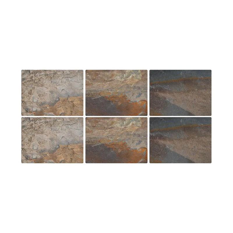 Pimpernel Earth Slate Set of 6 Placemats