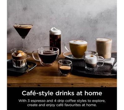 Ninja Luxe Café Premier Espresso Machine - Black ES601UKBK