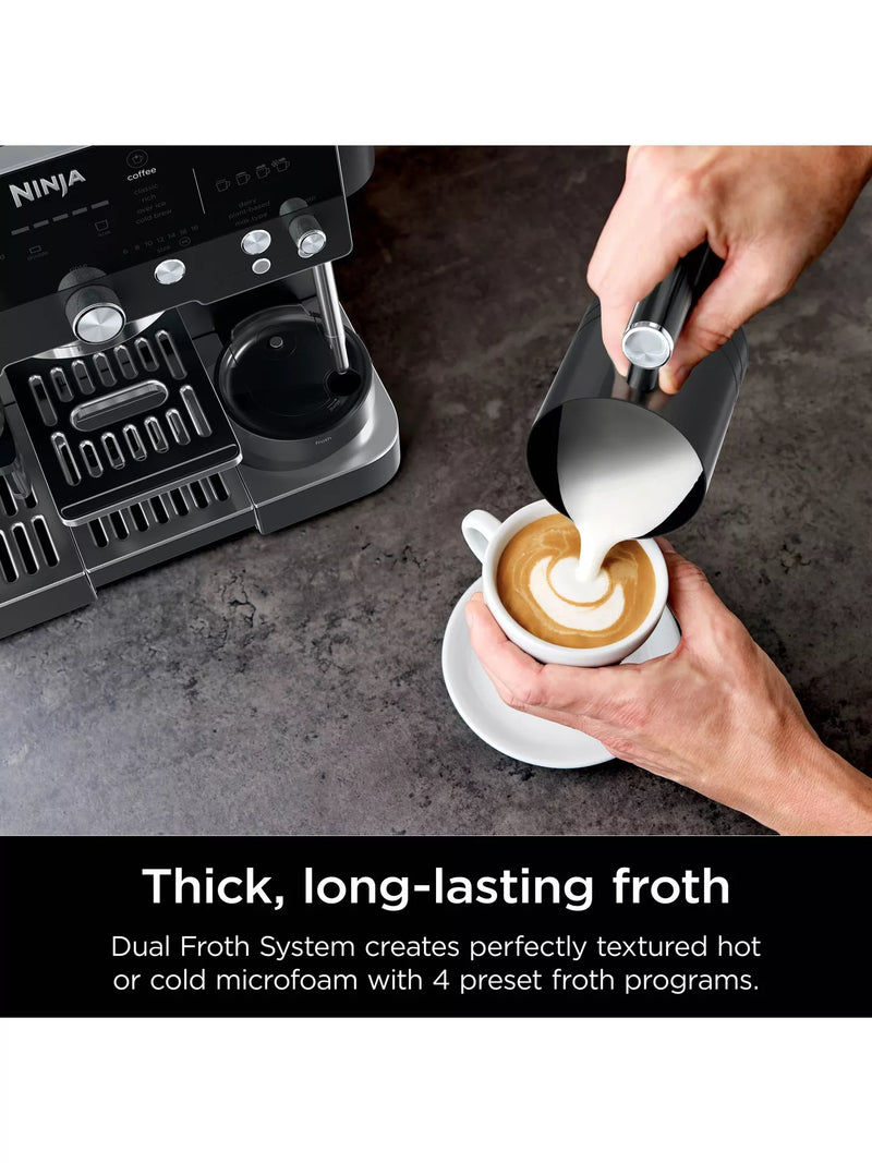 Ninja Luxe Café Premier Espresso Machine - Black ES601UKBK