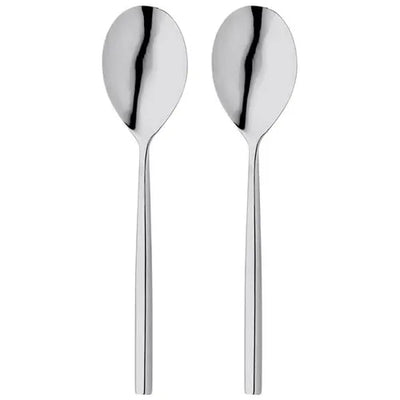 Stellar Rochester Polished Set Of 2 Serving Spoons Gift Box