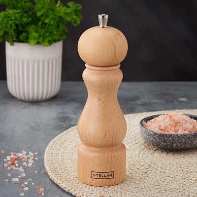 Stellar Kitchen 14cm Salt Mill Natural