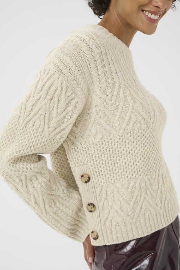 Part Two Ladies Sindy Pullover in French Oak Melange