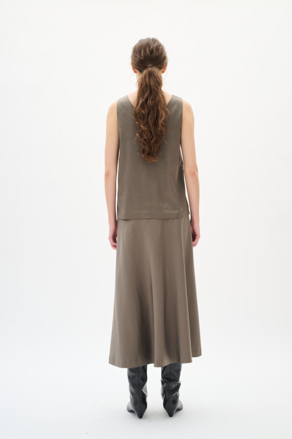 Inwear ZilkyIW Classic Skirt in Sandy Grey