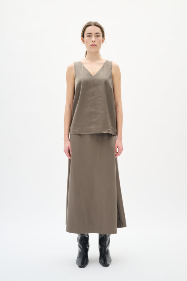 Inwear ZilkyIW Classic Skirt in Sandy Grey