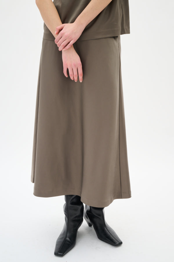 Inwear ZilkyIW Classic Skirt in Sandy Grey