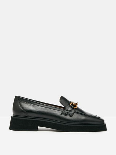 Joules Womens Marnie Black Chunky Loafers